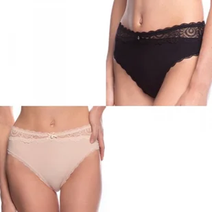 Figi bikini L MOD 1563 BI 2-pak - Lama - Majtki damskie - miniaturka - grafika 1