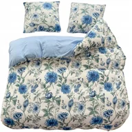 Pościel - POŚCIEL 200x220 DWUSTRONNA BAWEŁNA SATYNA GierekHoff KOMPLET 3 cz KWIATY - miniaturka - grafika 1