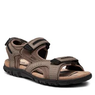 Sandały damskie - Geox Sandały U S.Strada D U8224D 050AU C0829 Sand/Navy - miniaturka - grafika 1