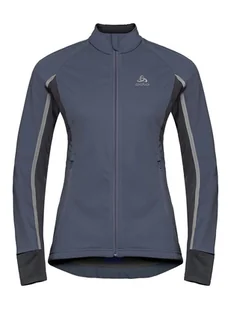 Odlo Kurtka "Aeolus Pro" w kolorze antracytowo-czarnym do biegania - Kurtki i kamizelki sportowe damskie - miniaturka - grafika 1