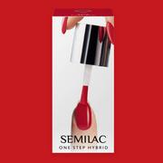 Semilac Semilac One Step Hybrid lakier hybrydowy 5ml S550 Pure Red