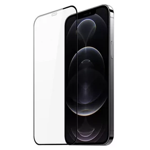 TEMPERED Dux Ducis 10D Glass wytrzymałe szkło hartowane 9H na cały ekran z ramką iPhone 12 Pro Max czarny (case friendly) - Szkła hartowane na telefon - miniaturka - grafika 1
