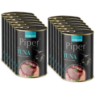 DOLINA NOTECI Piper dla kotów sterylizowanych z tuńczykiem 12x400g - Mokra karma dla kotów - miniaturka - grafika 1
