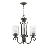 Lampy sufitowe - Casa żyrandol czarny HK-CASA3 Hinkley - miniaturka - grafika 1
