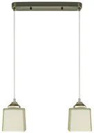 Lampy sufitowe - Podwójna listwa z małymi wiszącymi kostkami 6753/2 21QG z serii KOSTKA  - miniaturka - grafika 1