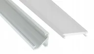 Akcesoria do oświetlenia - Profil Aluminiowy do Taśma Led Narożny 2m+ klosz - miniaturka - grafika 1