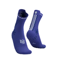 Skarpetki sportowe męskie - COMPRESSPORT Skarpetki do biegania trailowe ProRacing Socks V4 Trail dazzling blue/dress - miniaturka - grafika 1
