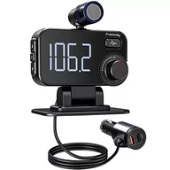 Transmitery FM - ANSTA Bluetooth 5.0 FM Transmitter For Car qc3.0 Fast Charge Music Stereo Car Adapter Handless - miniaturka - grafika 1