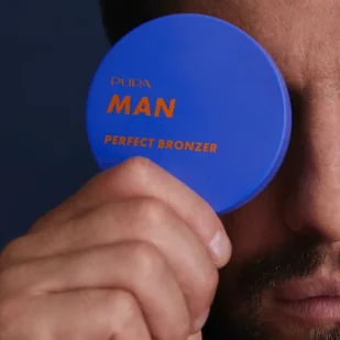 PUPA Man Puder brązujący 002 Medium - Bronzery i konturowanie twarzy - miniaturka - grafika 3