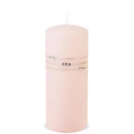 Świece - Pigmejka Pigmejka Pl Pudrowy Róż Świeca Kolia Mat Walec Duży Fi7 uniwersalny 72464-uniw - miniaturka - grafika 1