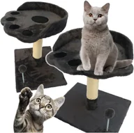 Drapaki dla kotów - ZW2F DRAPAK DLA KOTA LEGOWISKO WIEŻA ŁAPA - miniaturka - grafika 1