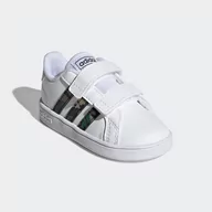 Odzież sportowa dziecięca - Buty dla dzieci Adidas Grand Court - miniaturka - grafika 1