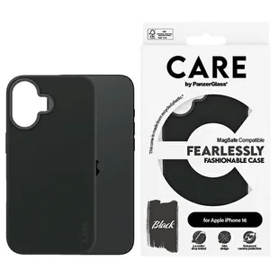 CARE by PanzerGlass Fashion Case iPhone 16 6.1" czarny/black MagSafe 1377 - Etui i futerały do telefonów CARE by PanzerGlass Fashion Case iPhone 16 6.1" czarny/black MagSafe 1377 - Etui i futerały do telefonów - miniaturka - grafika 1