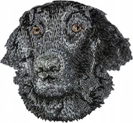 Pasmanteria - Flat Coated Retriever Haft Naszywka Przyszywka - miniaturka - grafika 1