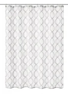 Zasłony prysznicowe - Kleine Wolke Classy Tekstylna Zasłona prysznicowa biała 180x180 cm - miniaturka - grafika 1