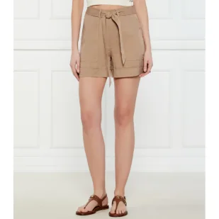 GUESS Szorty + pasek NEW NINA Relaxed fit - Spodenki damskie - miniaturka - grafika 1