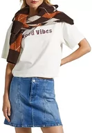 Bluzy damskie - Pepe Jeans Bluza damska Connie, Biały (mysz), M - miniaturka - grafika 1