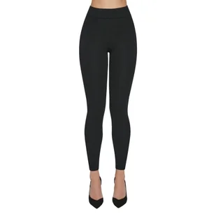 Legginsy damskie push-up BAS BLEU Perrie Black, Czarny, S - Legginsy - miniaturka - grafika 1