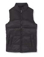 Kurtki i płaszcze dla chłopców - Jack & Jones Junior Chłopięca kamizelka JJETOBY Bodywarmer Collar SN JNR, czarna, 164, czarny, 164 - miniaturka - grafika 1
