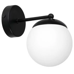 Milagro Ścienna LAMPA loft LIMA MLP6521 okrągła OPRAWA kinkiet szklana kula ball biała MLP6521 - Lampy ścienne - miniaturka - grafika 1