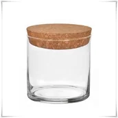 Wazony i flakony - Pojemnik szklany cylinder H-10 cm D-10 cm z korkiem - miniaturka - grafika 1