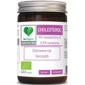 Suplementy diety - Cholesterol BIO 400 mg x 100 tabletek BEORGANIC ALINESS - miniaturka - grafika 1