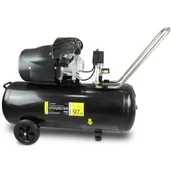 Sprężarki i kompresory - Pansam Kompresor olejowy 2-CYL V 100L 2,3kW 412L/min A077070 - miniaturka - grafika 1