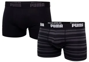 PUMA BOKSERKI MĘSKIE 2 PAK BLACK 907838 05 - Rozmiar: XL - Majtki męskie - miniaturka - grafika 1