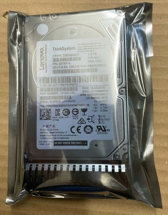 Dysk serwerowy Lenovo 1.2TB 2.5