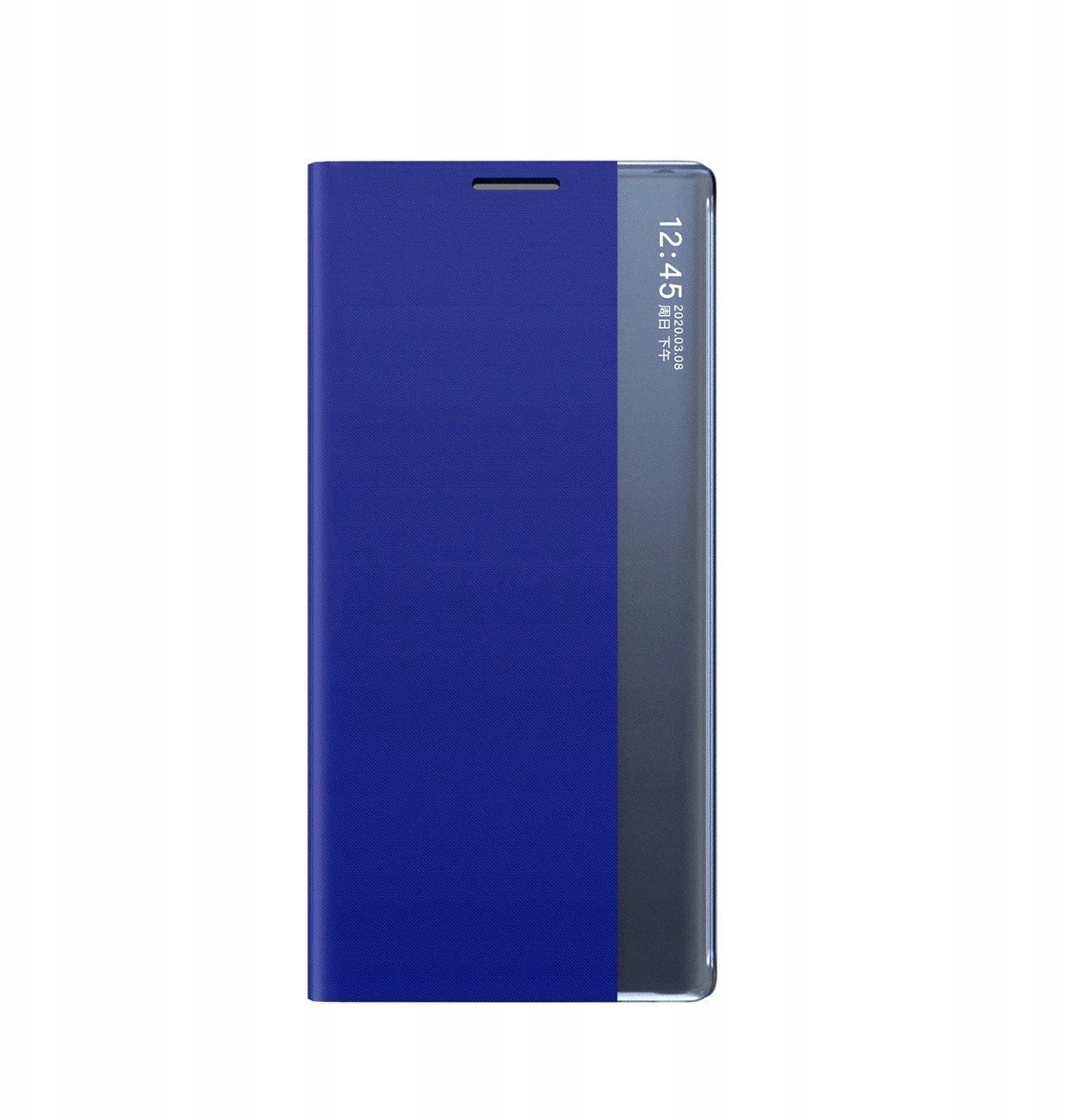 Etui New Sleep Case pokrowiec z klapką i podstawką na Samsung Galaxy S25 Edge - niebieskie