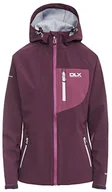 Kurtki damskie - Trespass damskie Ronda wodoszczelna kurtka softshell z kapturem einrol regulowanej wysokości, fioletowy, xxs FAJKSSL10001_BBYXXS - miniaturka - grafika 1