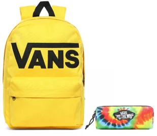 Vans Plecak szkolny Old Skool III Lemon Chrome - VN0A3I6R85W + piórnik - Plecaki - miniaturka - grafika 25