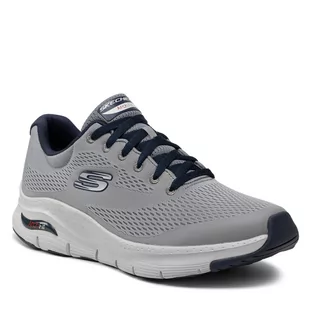 SKECHERS Sneakersy Arch Fit 232040/GYNV Gray/Navy - Sneakersy damskie - miniaturka - grafika 1