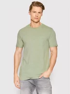 Koszulki męskie - Jones Jack PREMIUM T-Shirt Tropic 12203772 Zielony Regular Fit - miniaturka - grafika 1