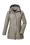 Kurtki damskie - G.I.G.A. DX Damska kurtka softshell Parka/Softshell z odpinanym kapturem GW 22 WMN SFTSHLL PRK, słoń, 42, 42210-000 - miniaturka - grafika 1