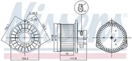 Akcesoria do klimatyzacji i ogrzewania - Wentylator wewnętrzny Nissens 87531 - miniaturka - grafika 1