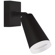 Lampy ścienne - Regulowana lampa ścienna Sana 4142 Ideus punktowa czarna - miniaturka - grafika 1