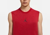 Koszulki męskie - Nike Air Jordan Dri-Fit Air Sleeveless Top Gym Red - miniaturka - grafika 1