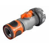 Akcesoria do urządzeń ogrodniczych - GARDENA szybkozłącze z zaworem regulacyjnym 16mm 19mm 2943 (02943-20) - miniaturka - grafika 1