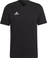 Koszulki męskie - Adidas adidas Ent22 Tee HC0448 Czarne L - miniaturka - grafika 1
