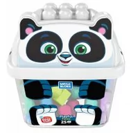 Klocki - Mattel Mega Bloks Pojemnik z Klockami Wesoła Panda GCK31/GCT47 - miniaturka - grafika 1