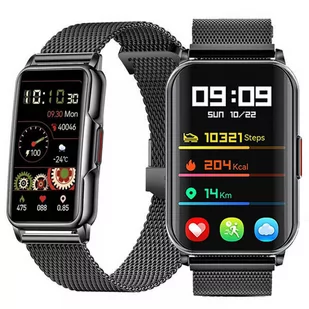 SMARTWATCH SMARTBAND ZEGAREK BRANSOLETKA PULS SEN CIŚNIENIE SATURACJA PRO WATCH H80 - Smartband SMARTWATCH SMARTBAND ZEGAREK BRANSOLETKA PULS SEN CIŚNIENIE SATURACJA PRO WATCH H80 - Smartband - miniaturka - grafika 1
