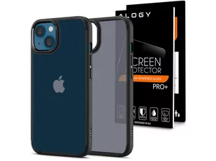 Etui obudowa case Spigen Ultra Hybrid do Apple iPhone 13 Matte Frost Black + Szkło - Etui i futerały do telefonów - miniaturka - grafika 1