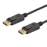 Kable - SAVIO Kabel CL-136 DisplayPort M DisplayPort M 2m kolor czarny - miniaturka - grafika 1