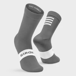 Skarpetki Kolarskie unisex SIROKO S1 Grey Saas - Skarpetki kolarskie - miniaturka - grafika 1