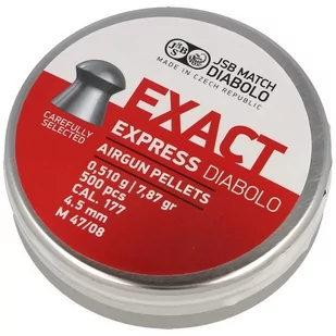 JSB - Śrut do wiatrówki Diabolo Exact Express - 4.52 mm - 500 szt. - 546257-500 - Amunicja do wiatrówek - miniaturka - grafika 1