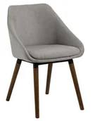 Krzesła - Krzesło Nils szary jasny/naturalny - miniaturka - grafika 1