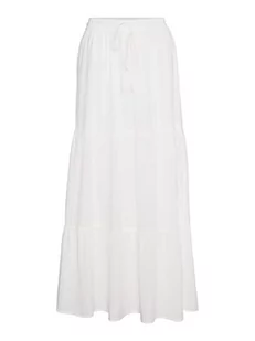 VERO MODA Damska spódnica Vmmilan Hw Long Skirt WVN, Snow White, S - Spódnice - miniaturka - grafika 1