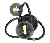Lampy ścienne - Wofi 4014-205 - LED Kinkiet NANCY 2xG9/3,5W/230V czarny chrom - miniaturka - grafika 1