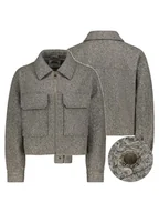 Kurtki damskie - Sublevel Kurtka koszulowa w kolorze szarym - miniaturka - grafika 1